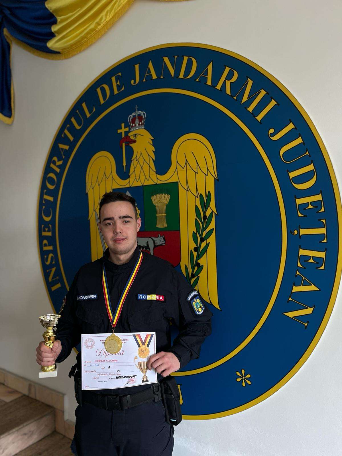 Aur pentru un jandarm clujean la Campionatul de Șah al Ministerului Afacerilor Interne