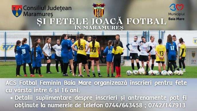 ACS Fotbal Feminin Baia Mare – „Și fetele joacă fotbal, în Maramureș”