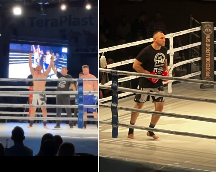 Jandarmul bistrițean Daniel Morar a câștigat meciul disputat la categoria sa în cadrul Galei Transilvania Mix Kombat