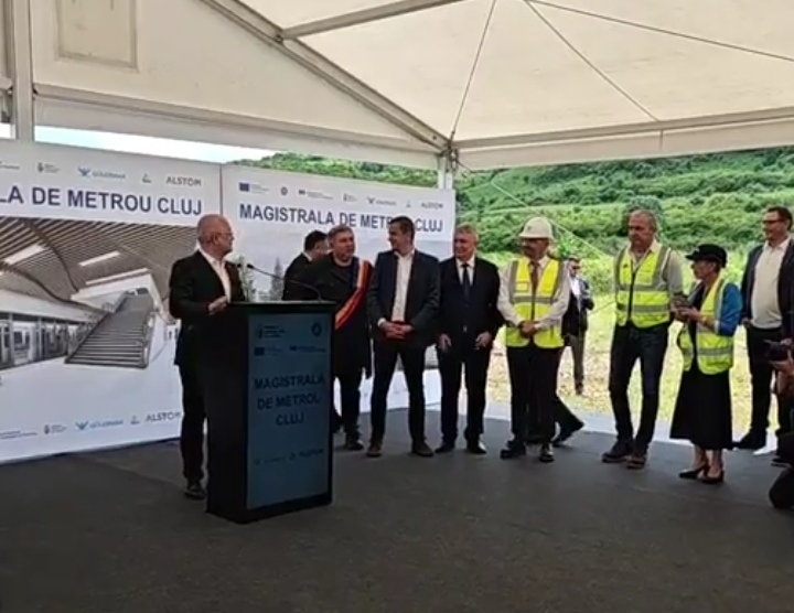 Metroul clujean, un proiect pentru următoarele generații – Lucrările la magistrală au început azi la Florești
