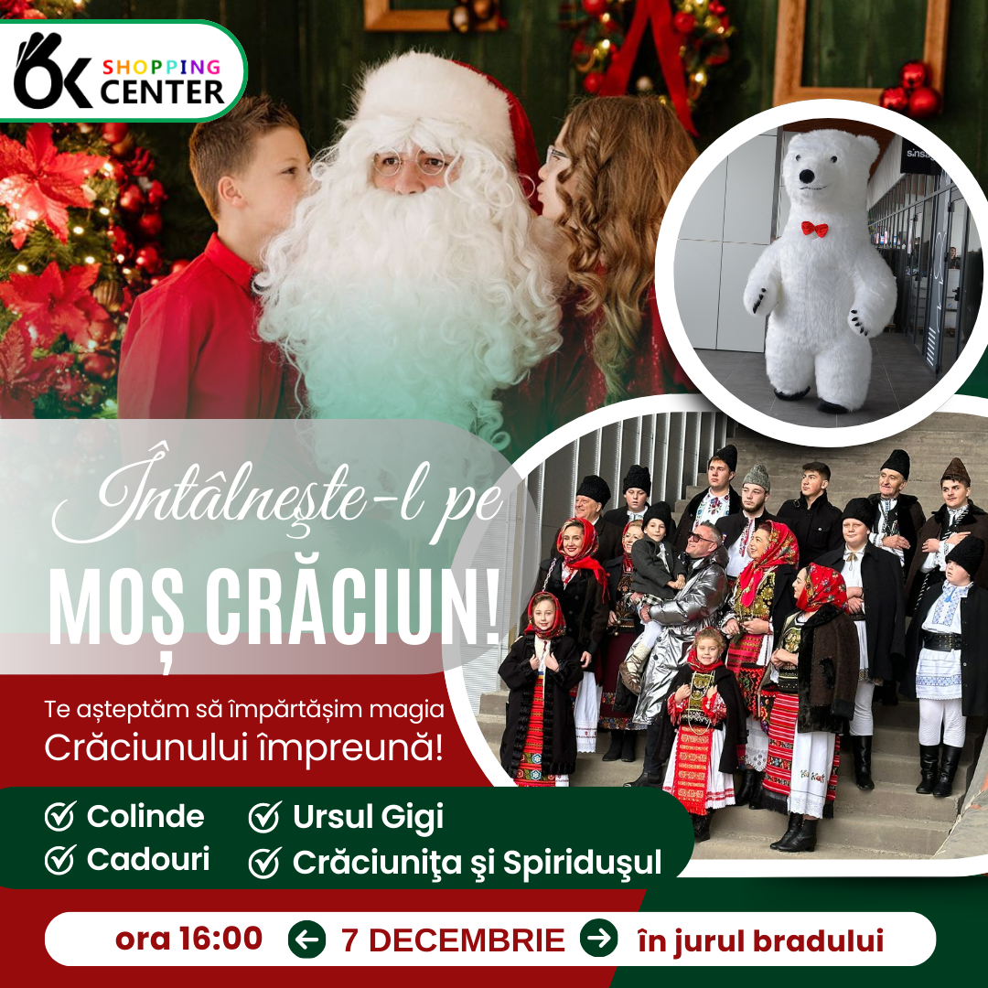 Magia Crăciunului te așteaptă la OK Shopping Center!