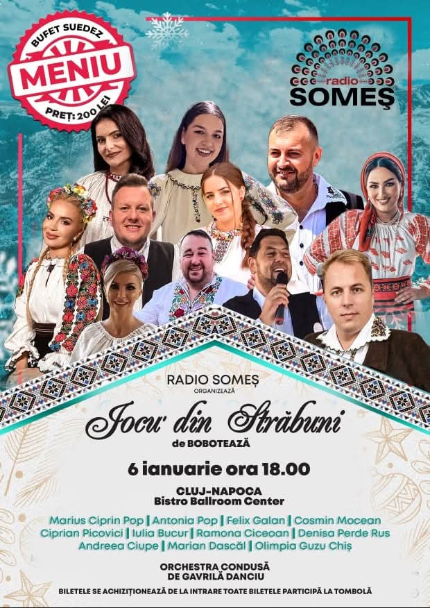 „Jocu’ din Străbuni” – O Seară de Poveste, de Bobotează, cu Radio Someș la Cluj-Napoca