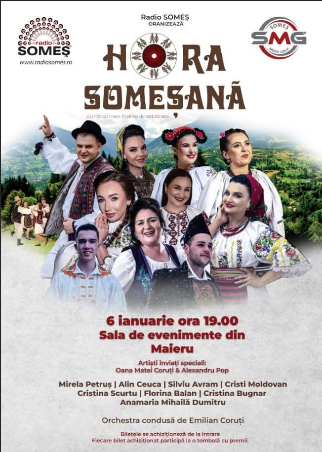 Hora Someșană” – Tradiție și Sărbătoare la Maieru, de Bobotează