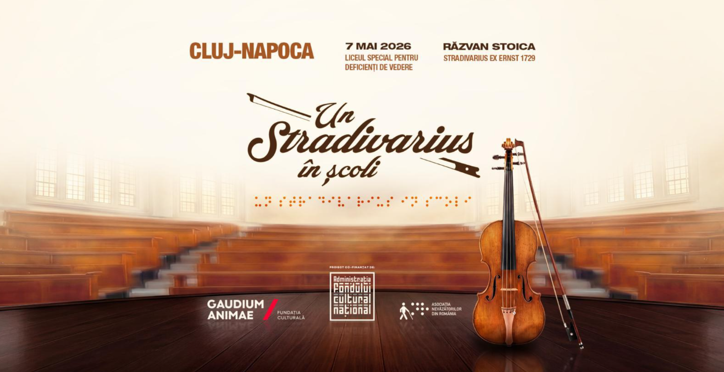„Un Stradivarius în școli” – Ediția specială ajunge la Cluj Napoca!