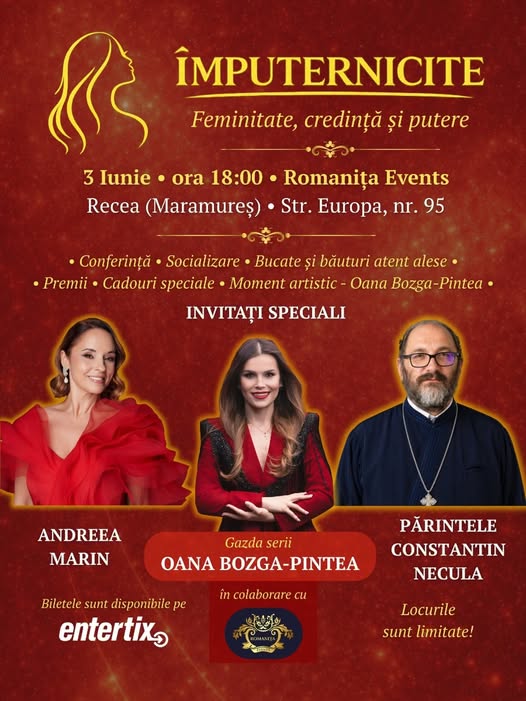 „Împuternicite – Feminitate, credință și putere”, eveniment special la Romanița-Recea, Maramures