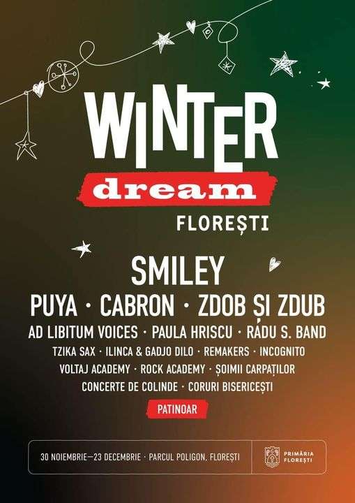 WINTER DREAM, TÂRGUL DE CRĂCIUN DIN INIMA COMUNITĂȚII FLOREȘTI