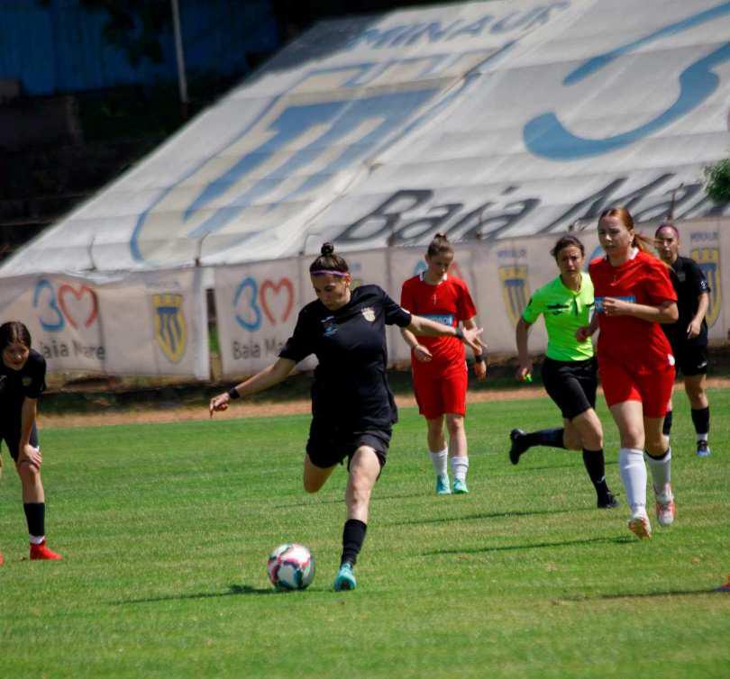 ACS Fotbal Feminin Baia Mare încheie sezonul cu o victorie categorică și se clasează pe locul 5 în Liga 2