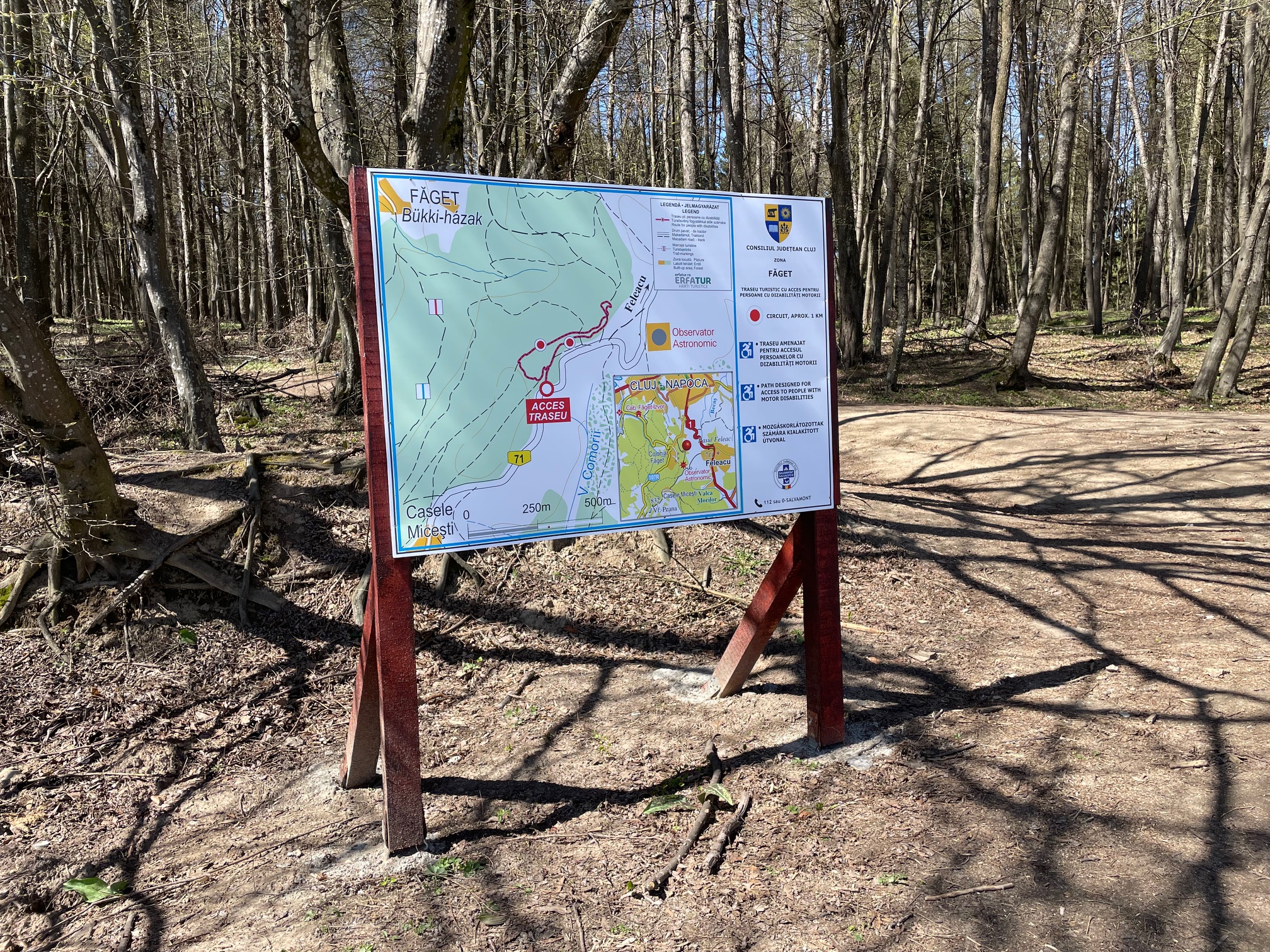 Premieră la Cluj: Traseu turistic cu acces pentru persoane cu deficiențe motorii, în Făget. Un proiect-pilot cu impact major asupra incluziunii sociale!