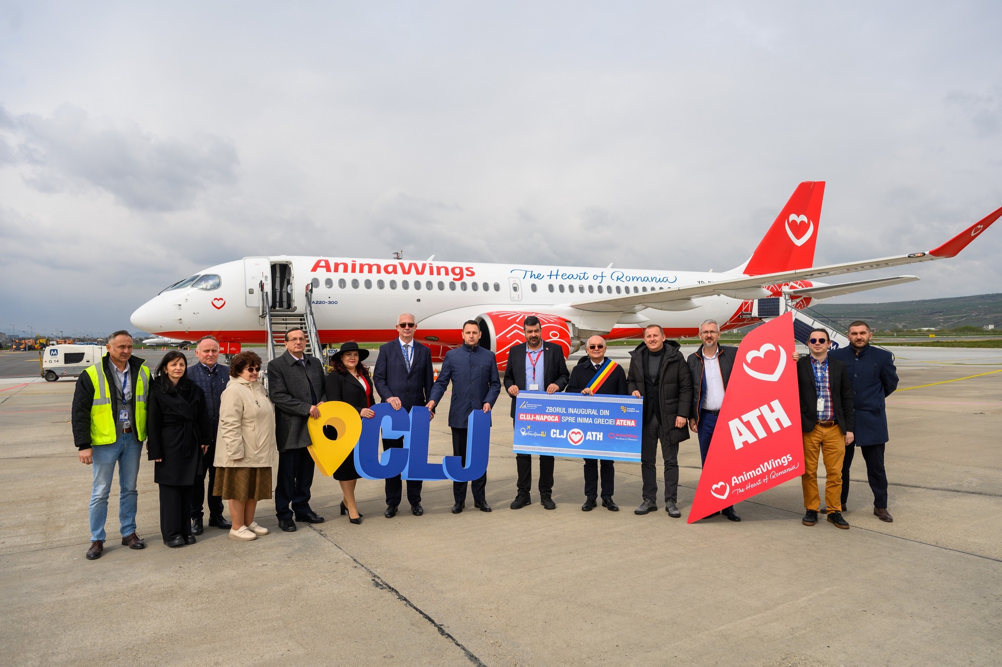 Aeroportul Internațional Avram Iancu Cluj își extinde rețeaua de rute: zbor direct spre Atena, lansat de AnimaWings!